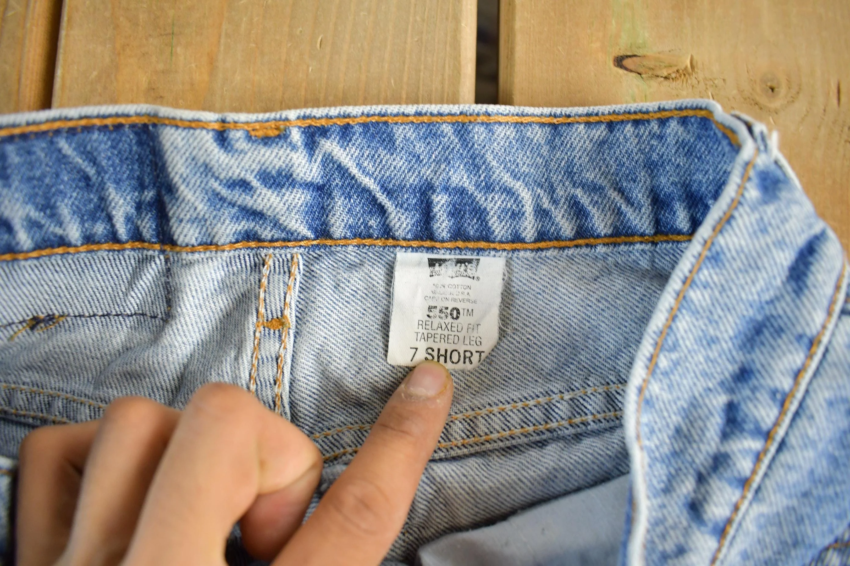 Vintage 1990s Levi's 550 Denim Jeans Women's 28 x 29 - Image 4