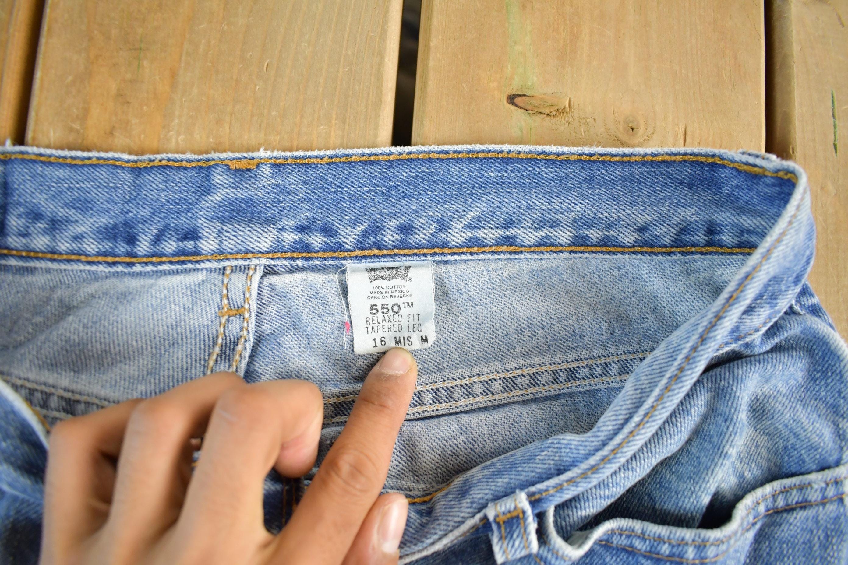 Vintage 1990s Levi's 550 Denim Jeans Women's 34 x 30 - Image 5