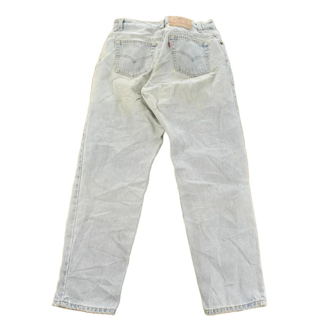 Vintage 1990s Levi's 550 Relaxed Tapered Fit Denim Jeans Women's 29 x 29 - Image 2