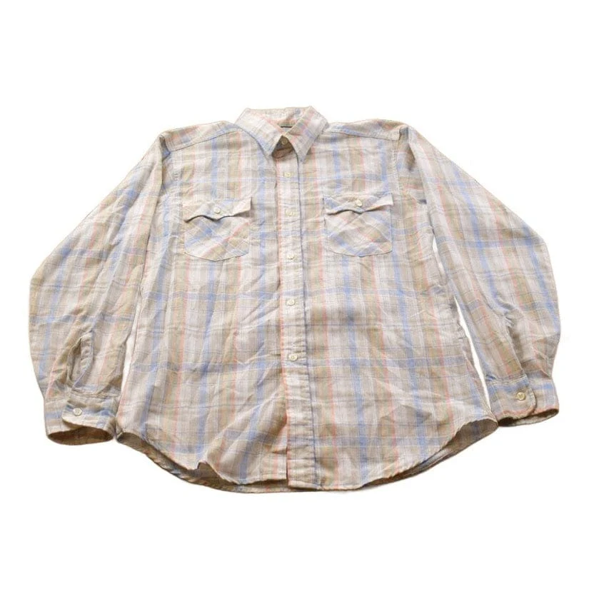 Vintage 1990s Levi's Button Up Plaid Shirt Men's Large