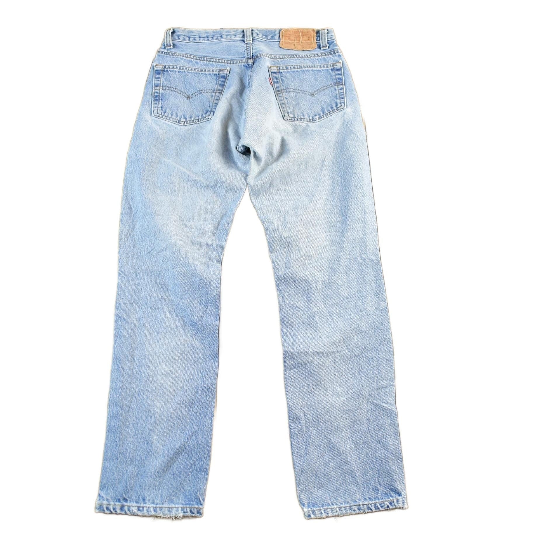 Vintage 1990s Levi's Denim Jeans Men's 28 x 27 - Image 2