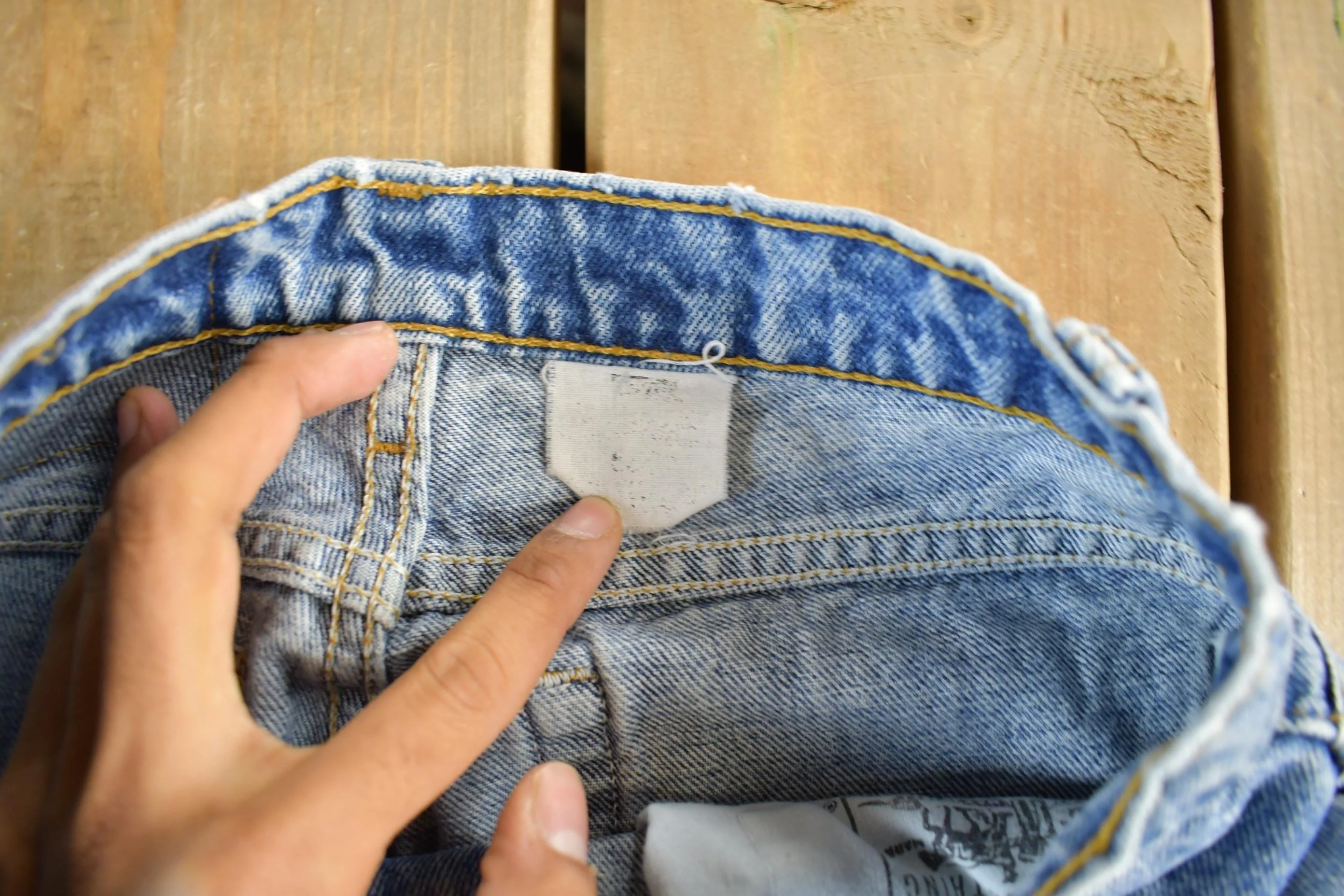 Vintage 1990s Levi's Denim Jeans Men's 29 x 28 - Image 5