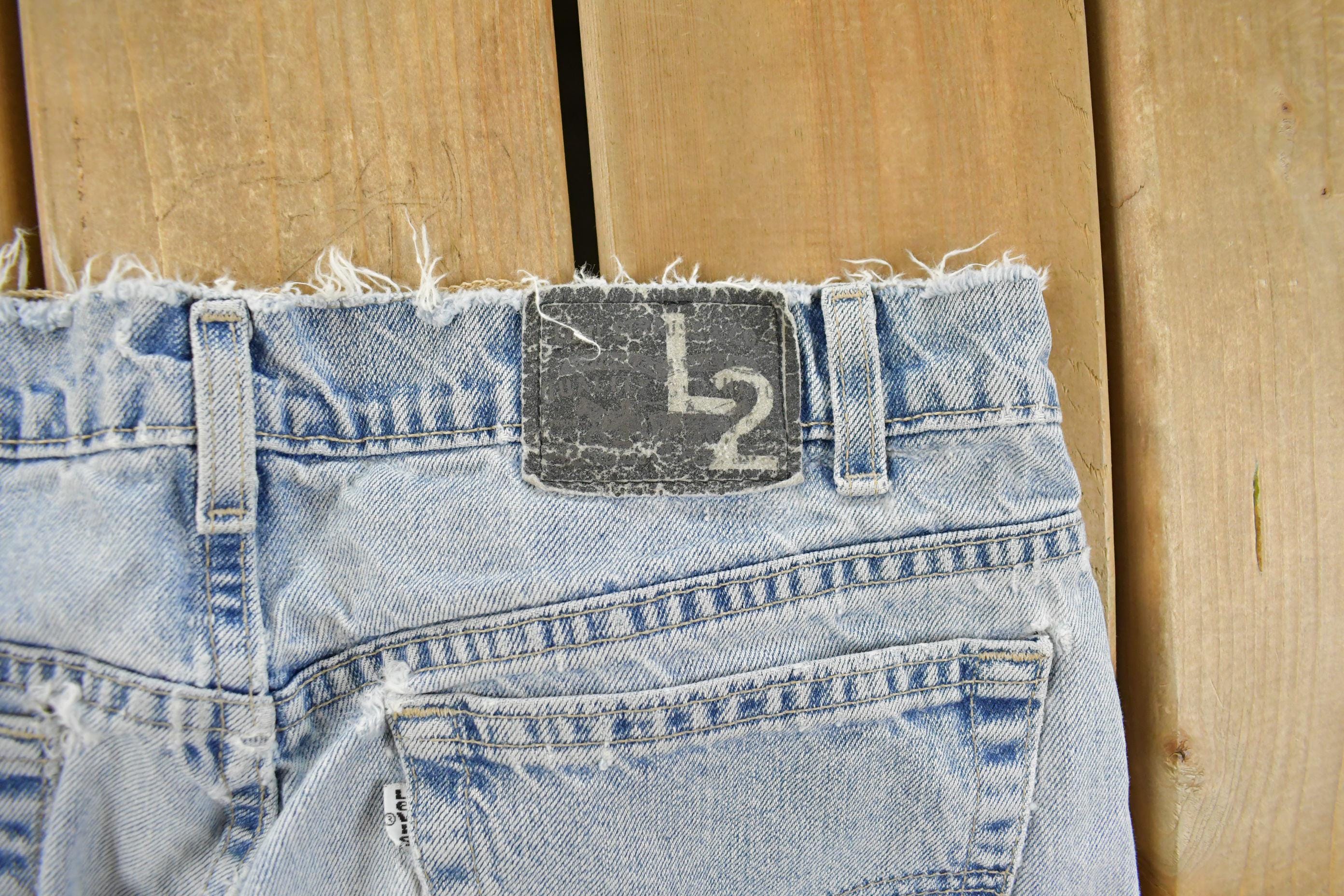 Vintage 1990s Levi's Distressed Relaxed Fit Denim Jeans Men's 32 x 29 - Image 6