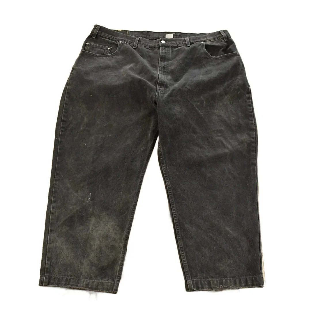 Vintage 1990s Levi's Loose Fit Denim Jeans Men's 46 x 27 - Image 2