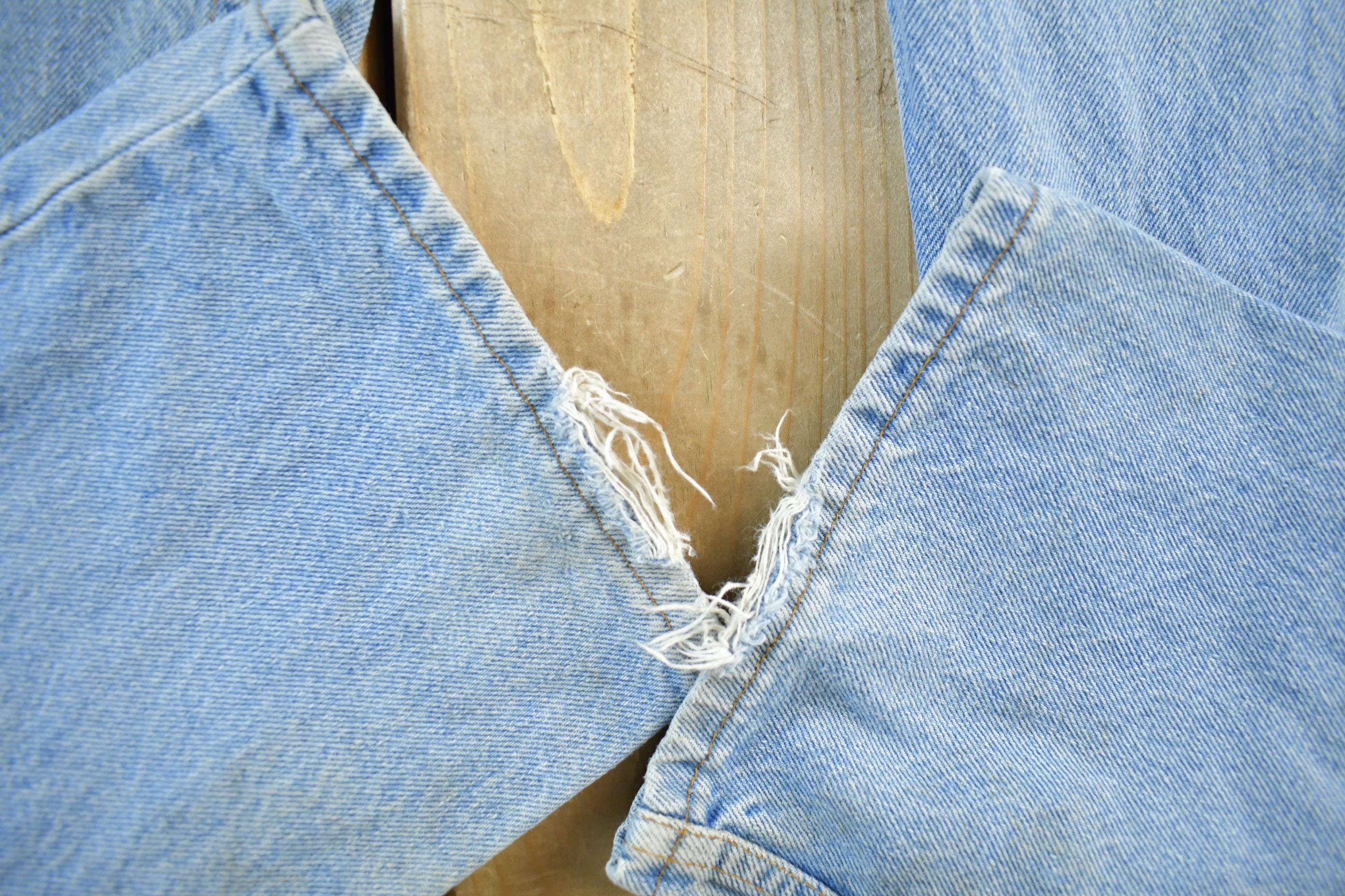 Vintage 1990s Levi's Orange Tab Denim Jeans Men's 34 x 34 - Image 5