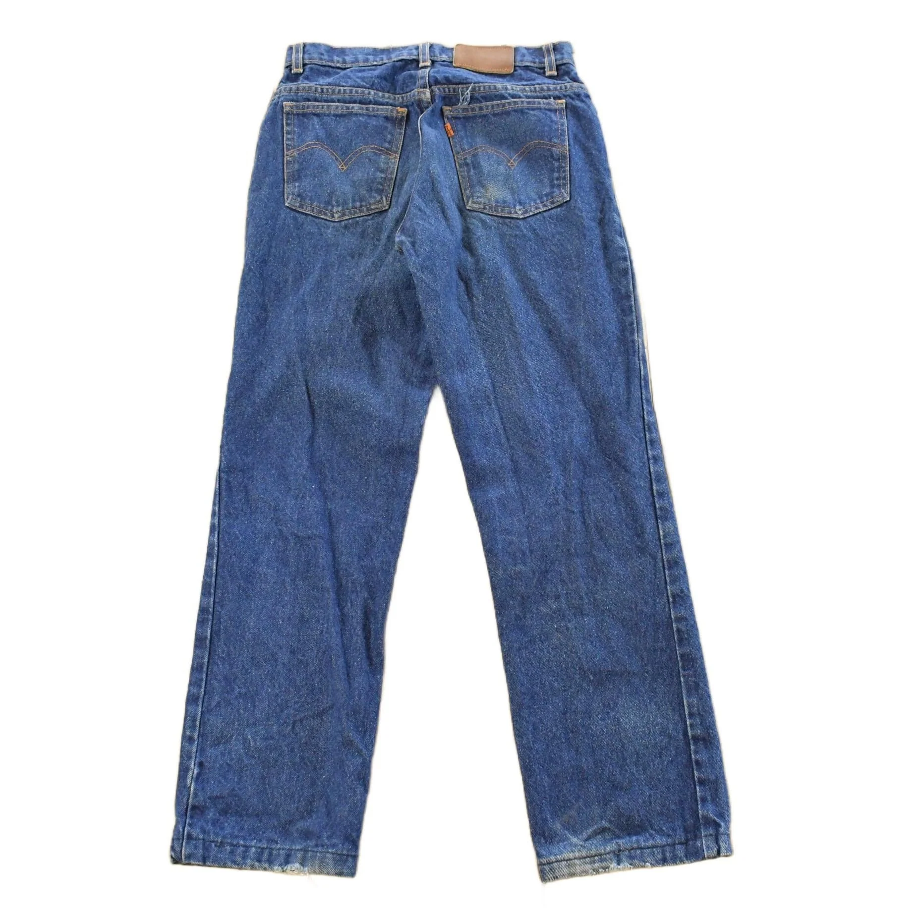 Vintage 1990s Levi's Orange Tab Straight Fit Denim Jeans Men's 28 x 26 - Image 2