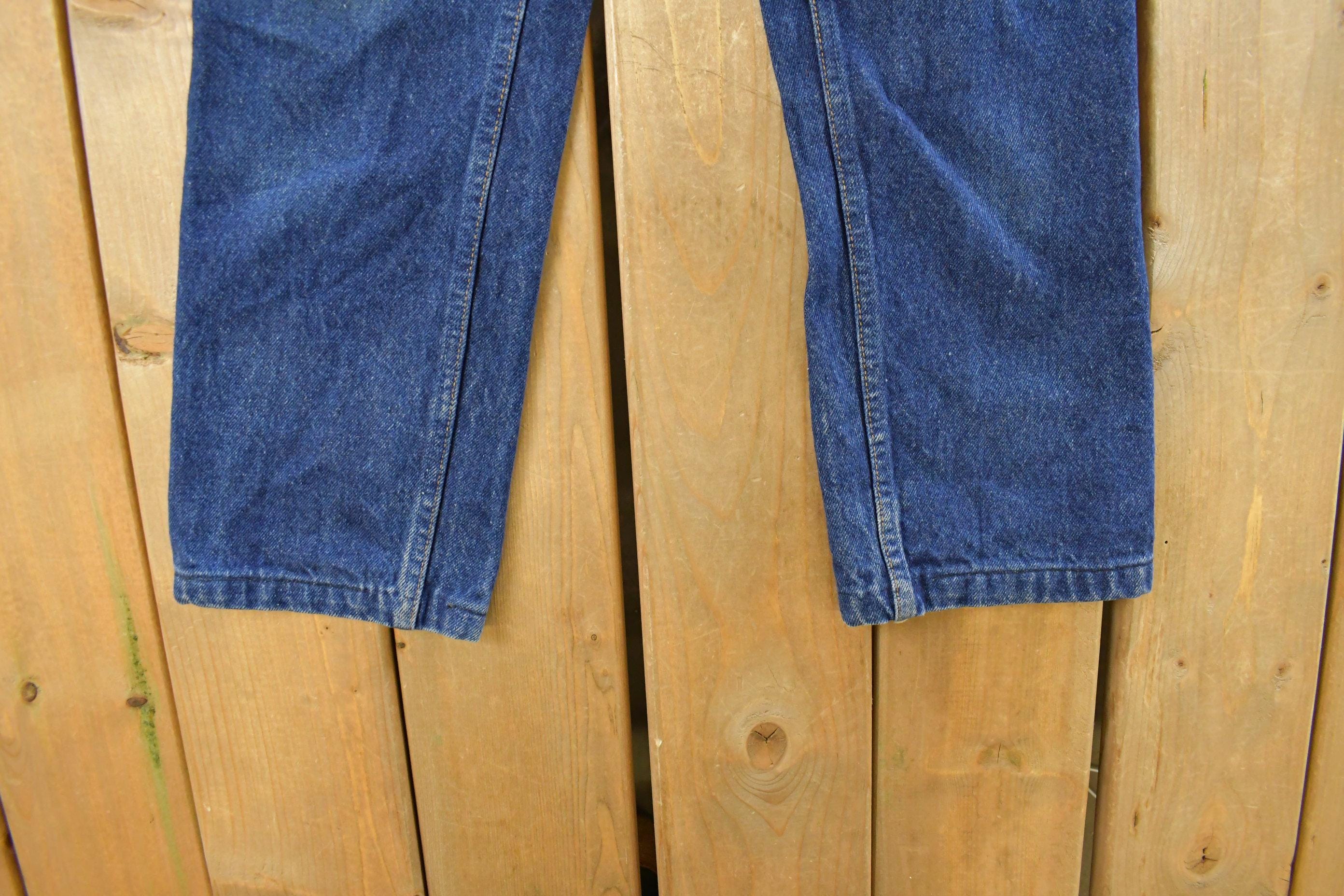 Vintage 1990s Levi's Orange Tab Straight Fit Denim Jeans Men's 28 x 26 - Image 3