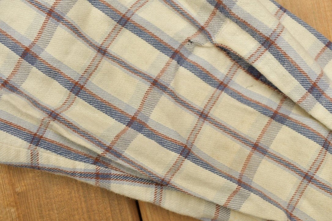 Vintage 1990s Levi's Plaid Western Flannel Button Up Shirt Men's S - Image 7