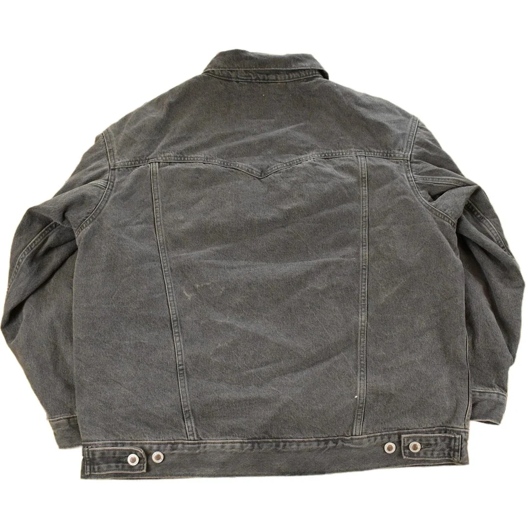 Vintage 1990s Levi's SilverTab Denim Jean Jacket Men's Large - Image 2
