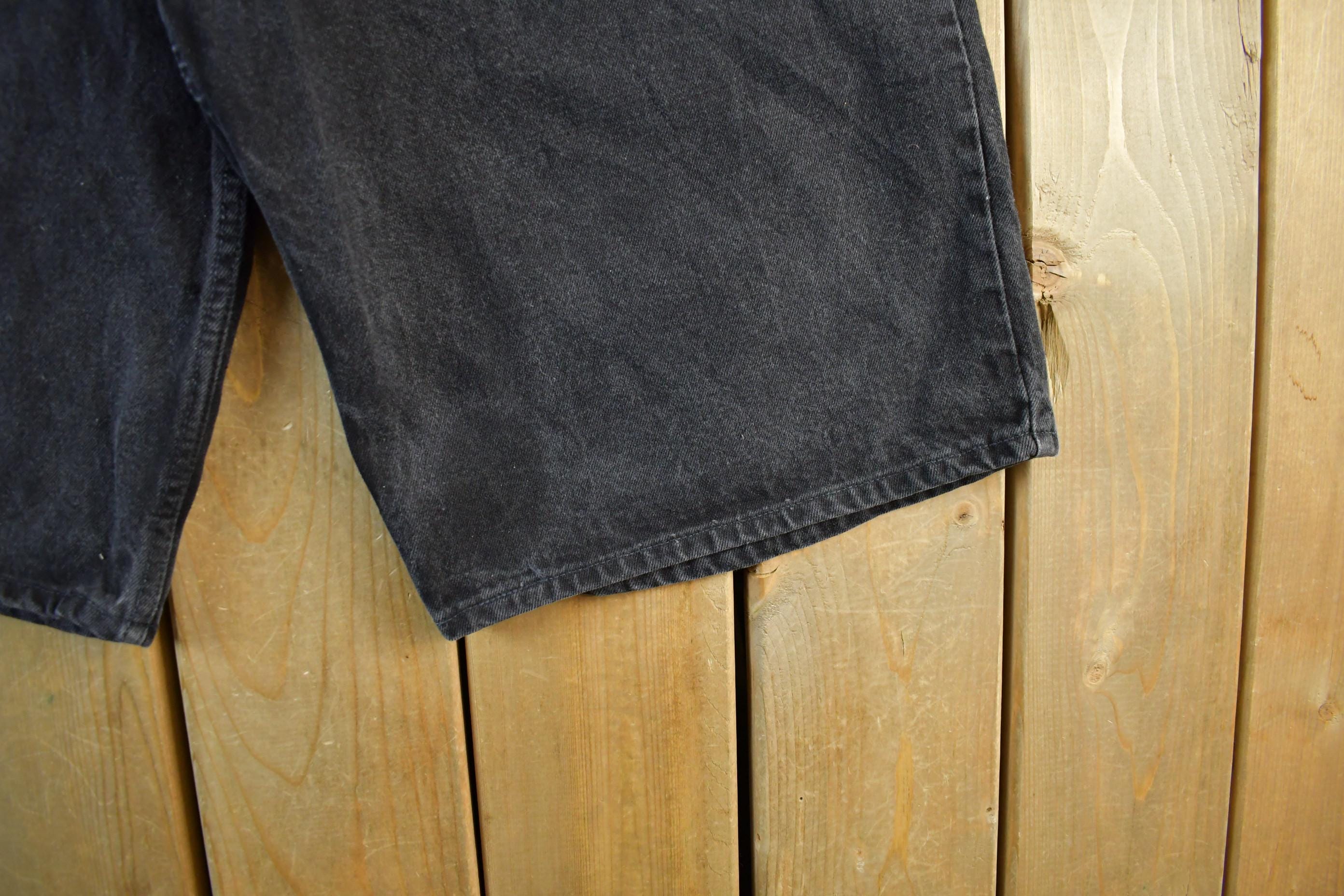 Vintage 1990s Levi's Silvertab Massive Denim Jean Shorts 33 - Image 3