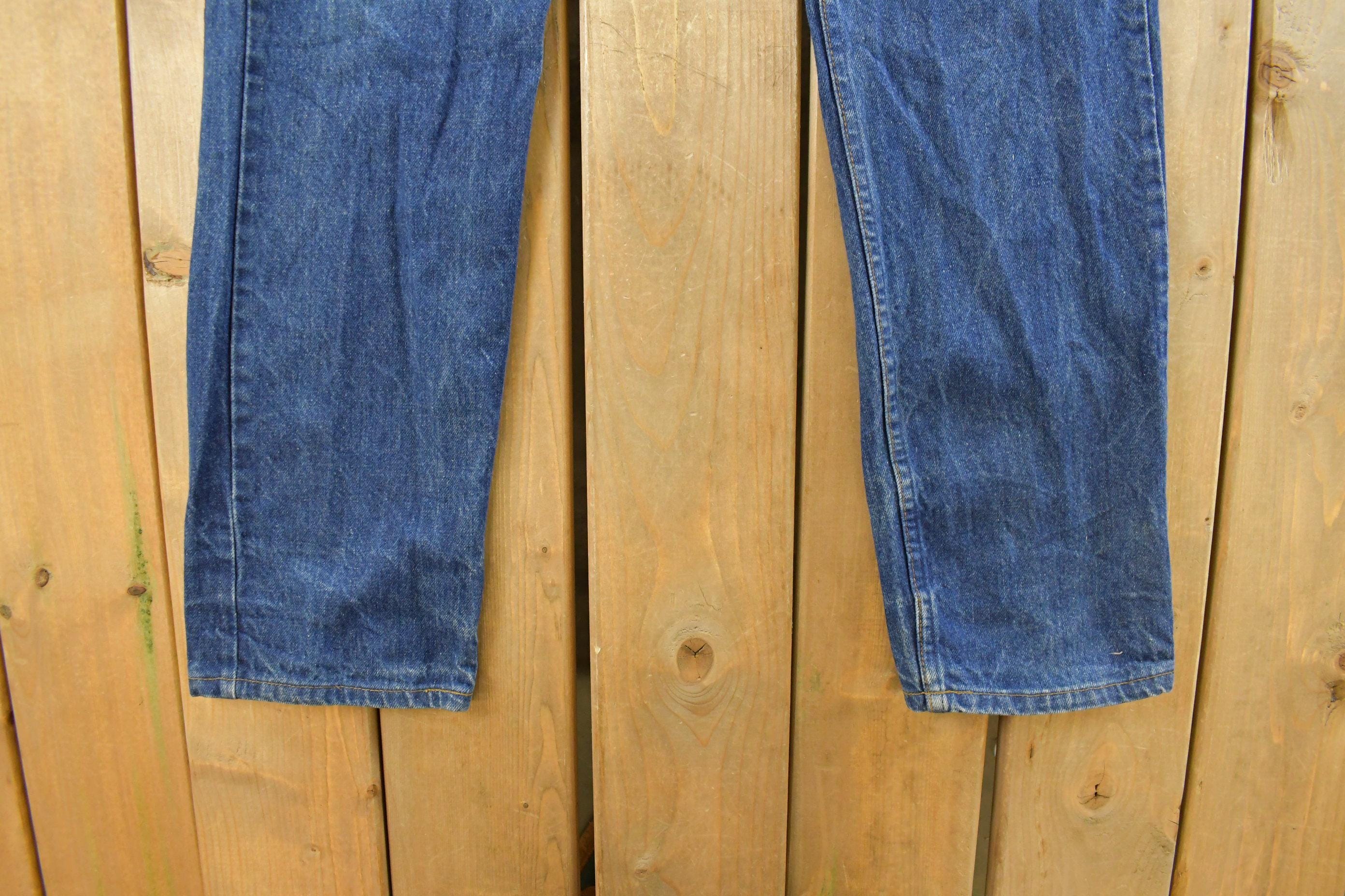 Vintage 1990s Levi's Straight Fit Denim Jeans Men's Men's 34 x 34 - Image 3