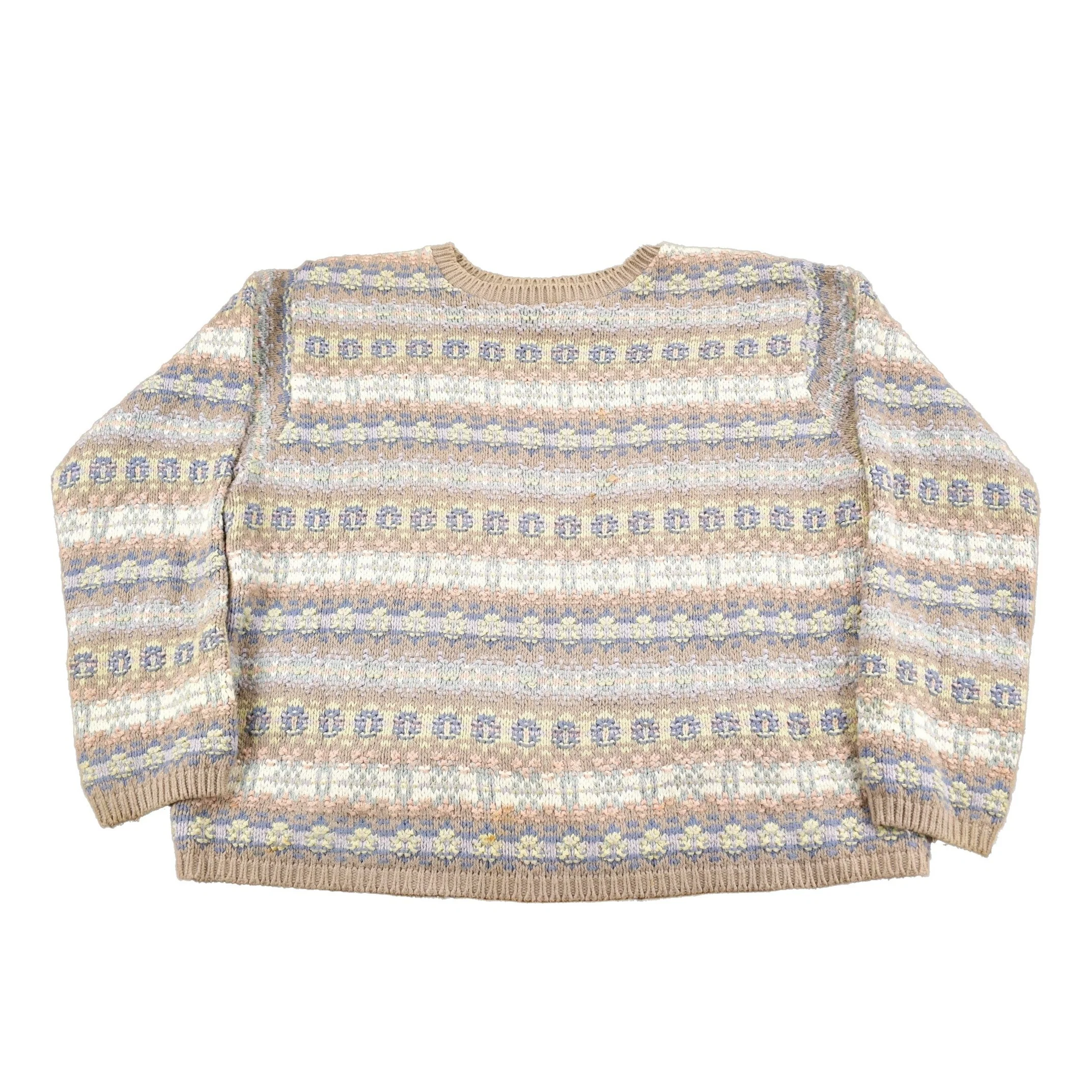 Vintage 1990s LL Bean Women's Knit Crewneck Sweater Women's M