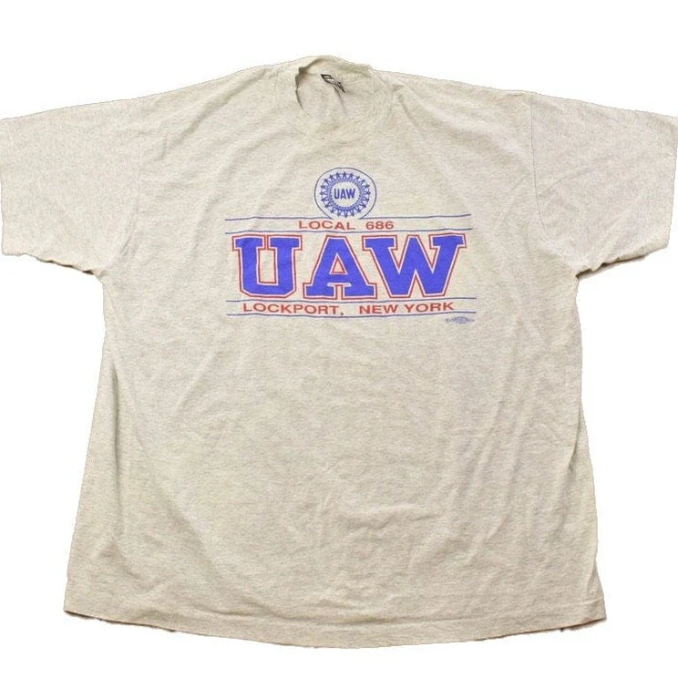 Vintage 1990s Lockport New York Travel T-Shirt Men's 2XL