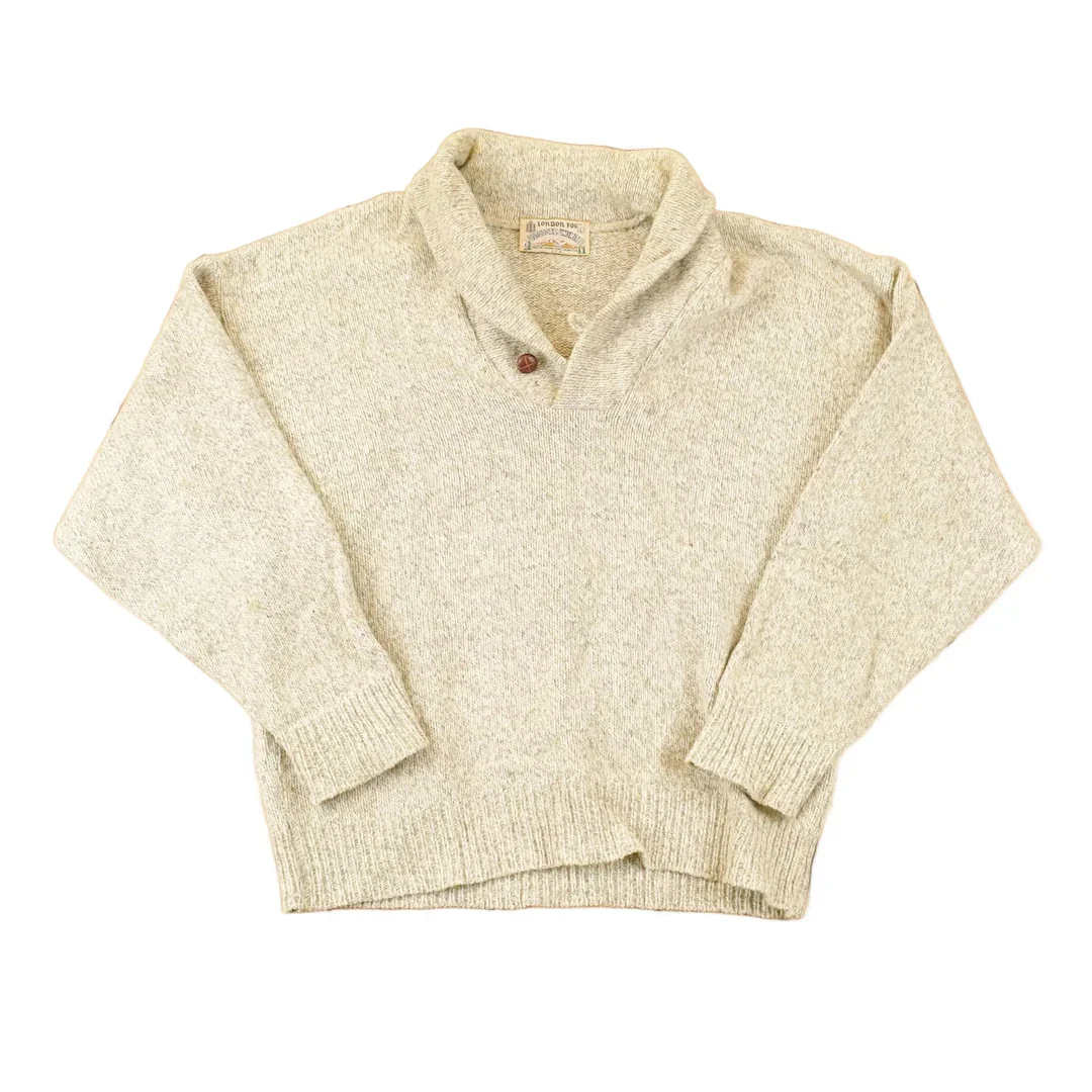 Vintage 1990s London Fog Knit Mock Neck Sweater Mens L