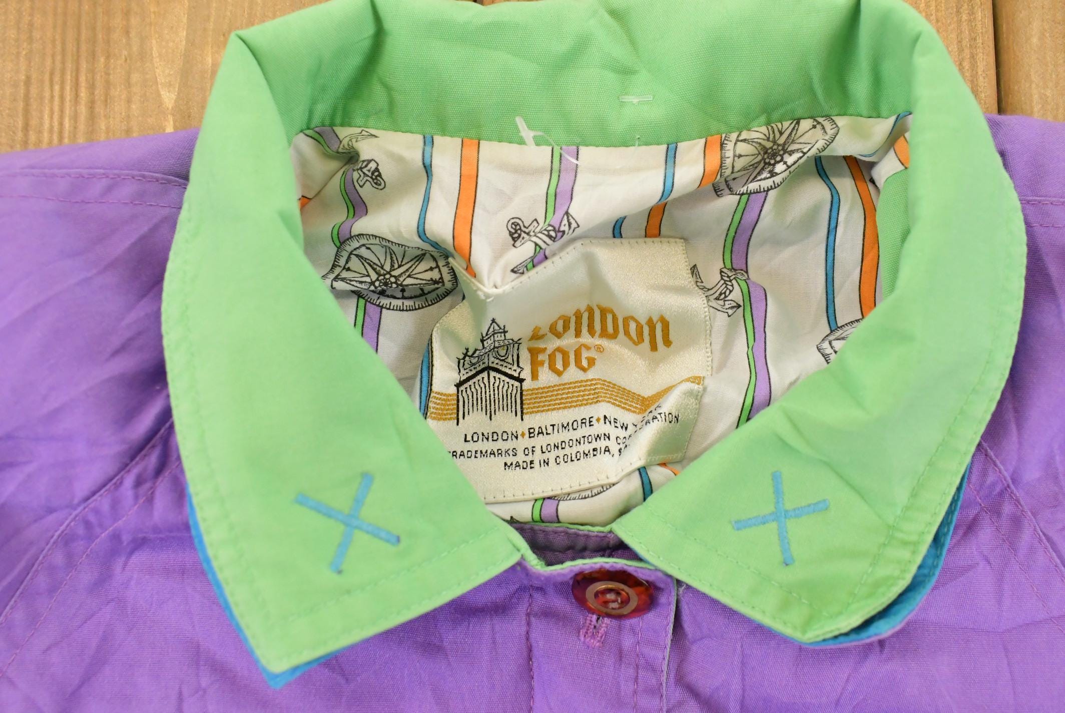 Vintage 1990s London Fog Windbreaker Jacket Women's Medium - Image 4