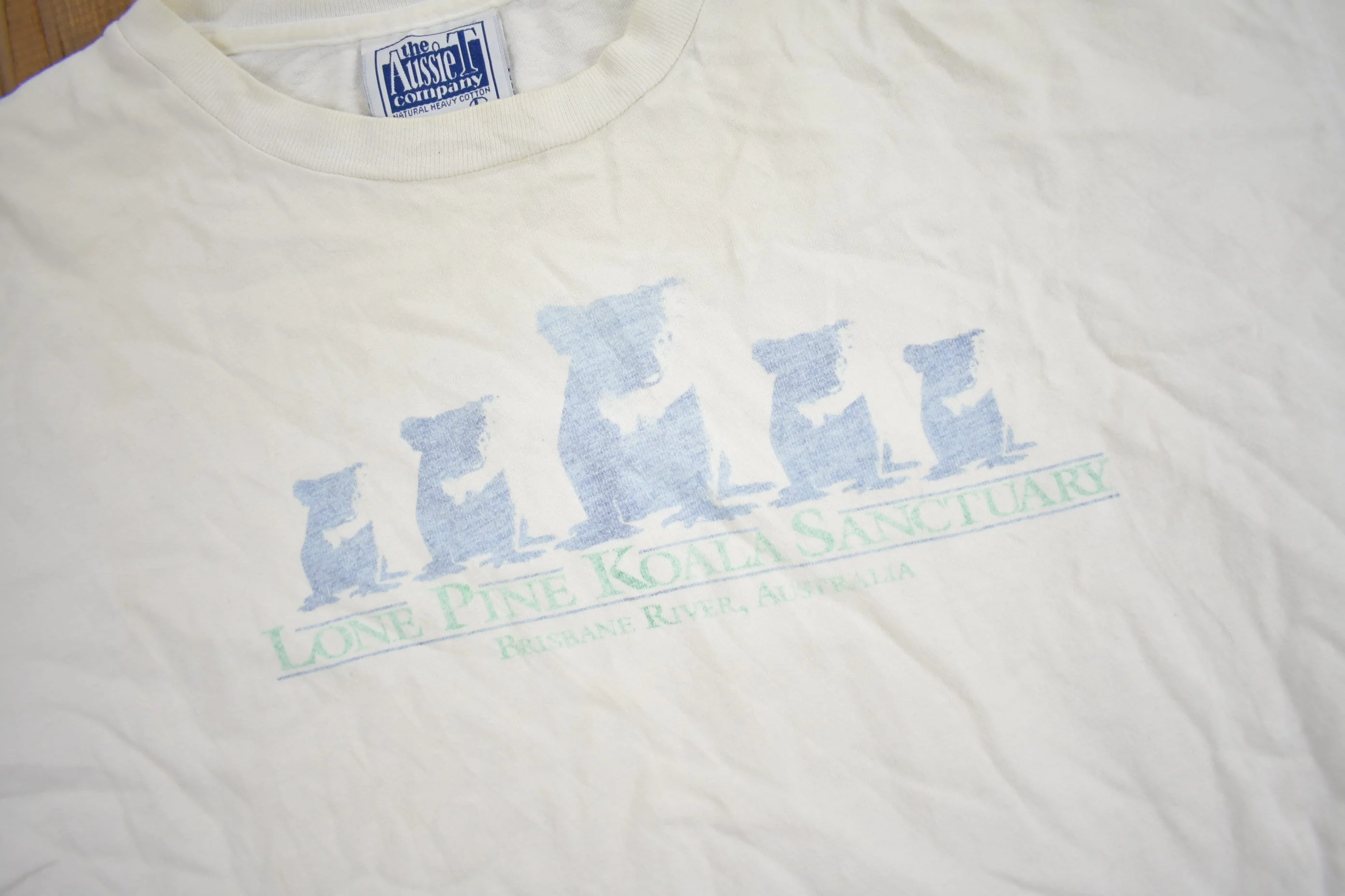 Vintage 1990s Lone Pine Koala Sanctuary Graphic T Shirt Men's Large - Image 3