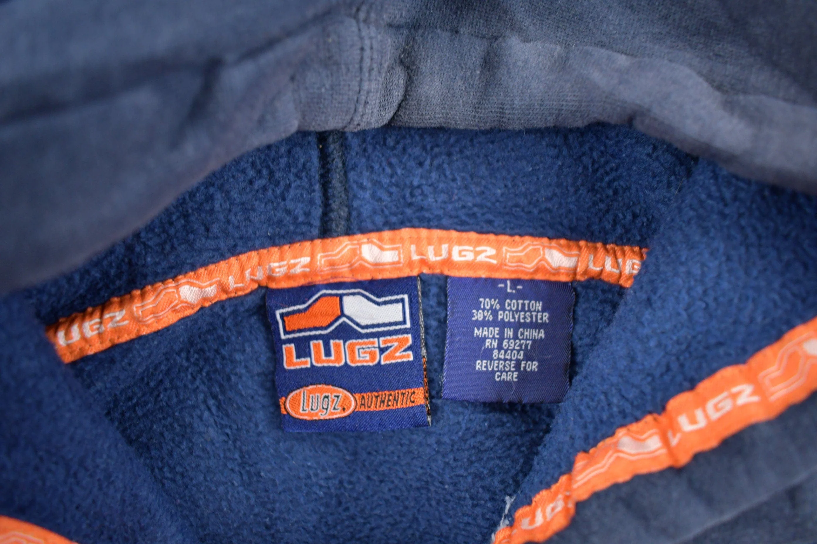 Vintage 1990s Lugz Heavy Weight Hoodie Men's Large - Image 5