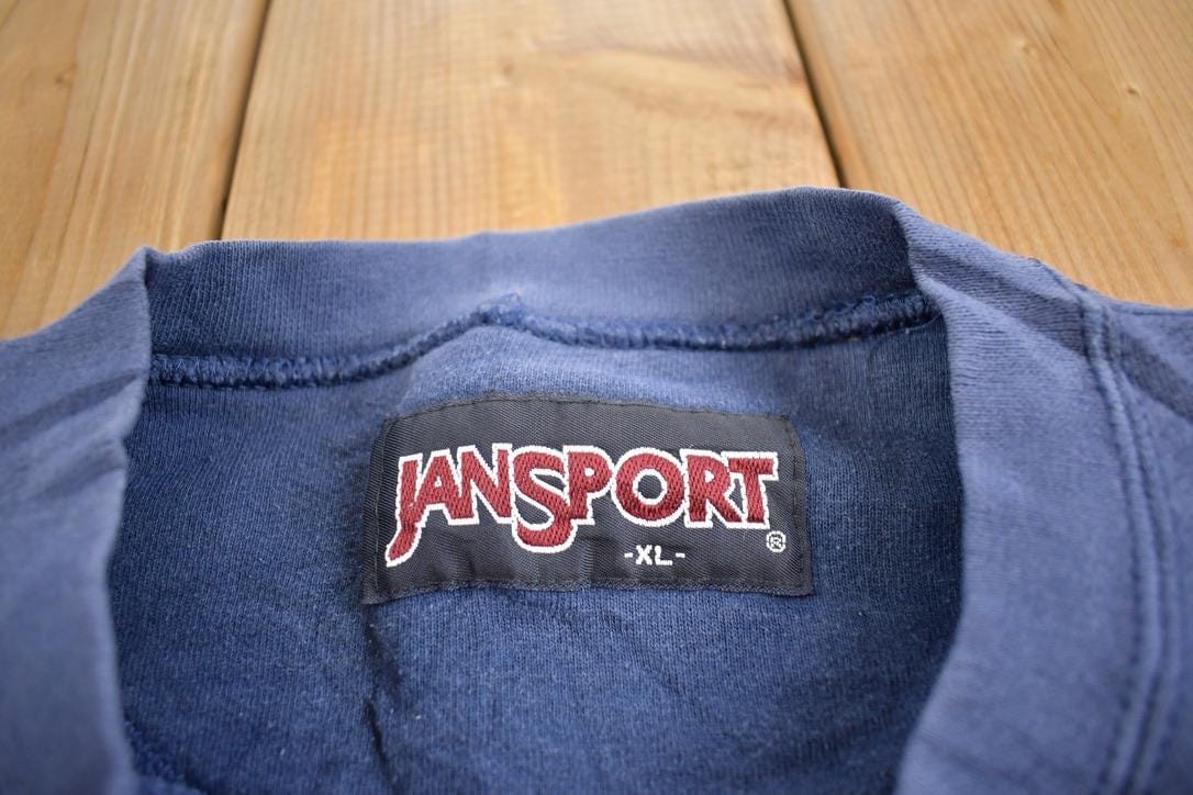 Vintage 1990s Luther College Embroidered Jansport Crewneck Sweatshirt Men's XL - Image 5