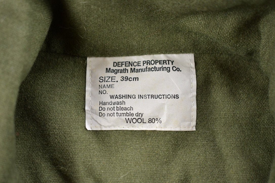 Vintage 1990s Magrath Manufacturing Co Wool Blank Button Up Shirt Men's MMen's Medium - Image 3