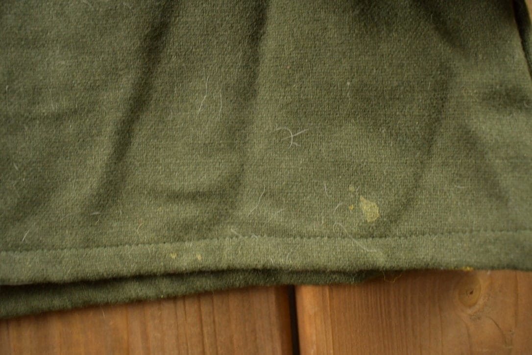 Vintage 1990s Magrath Manufacturing Co Wool Blank Button Up Shirt Men's MMen's Medium - Image 4