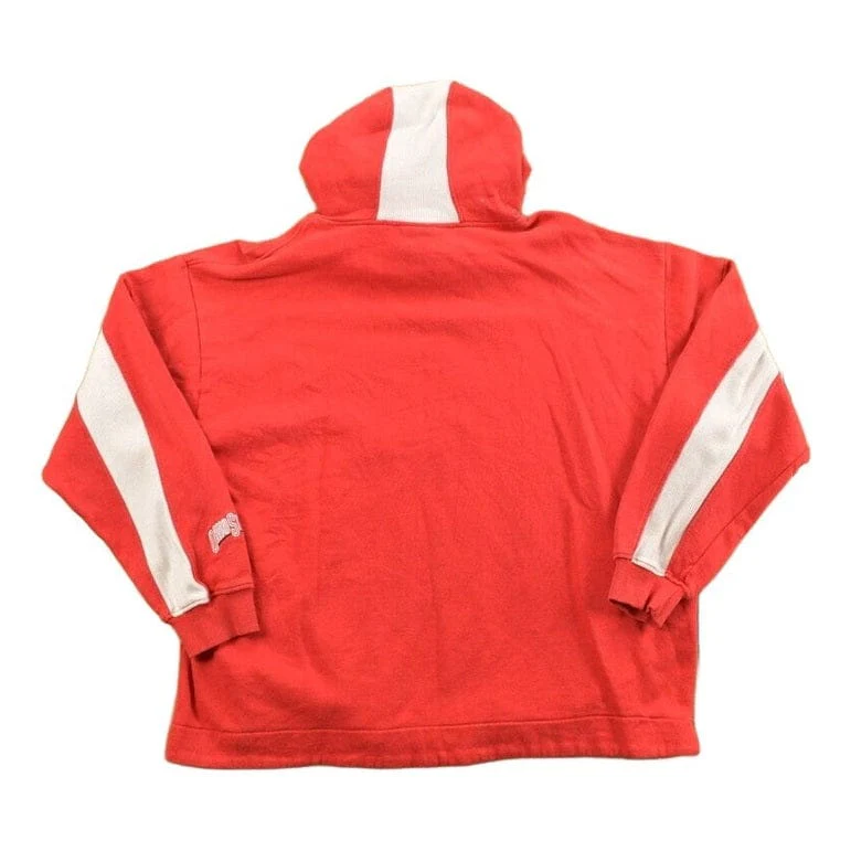 Vintage 1990s Majestic University Of Ohio State Buckeyes Embroidered Hoodie Men's XL - Image 2