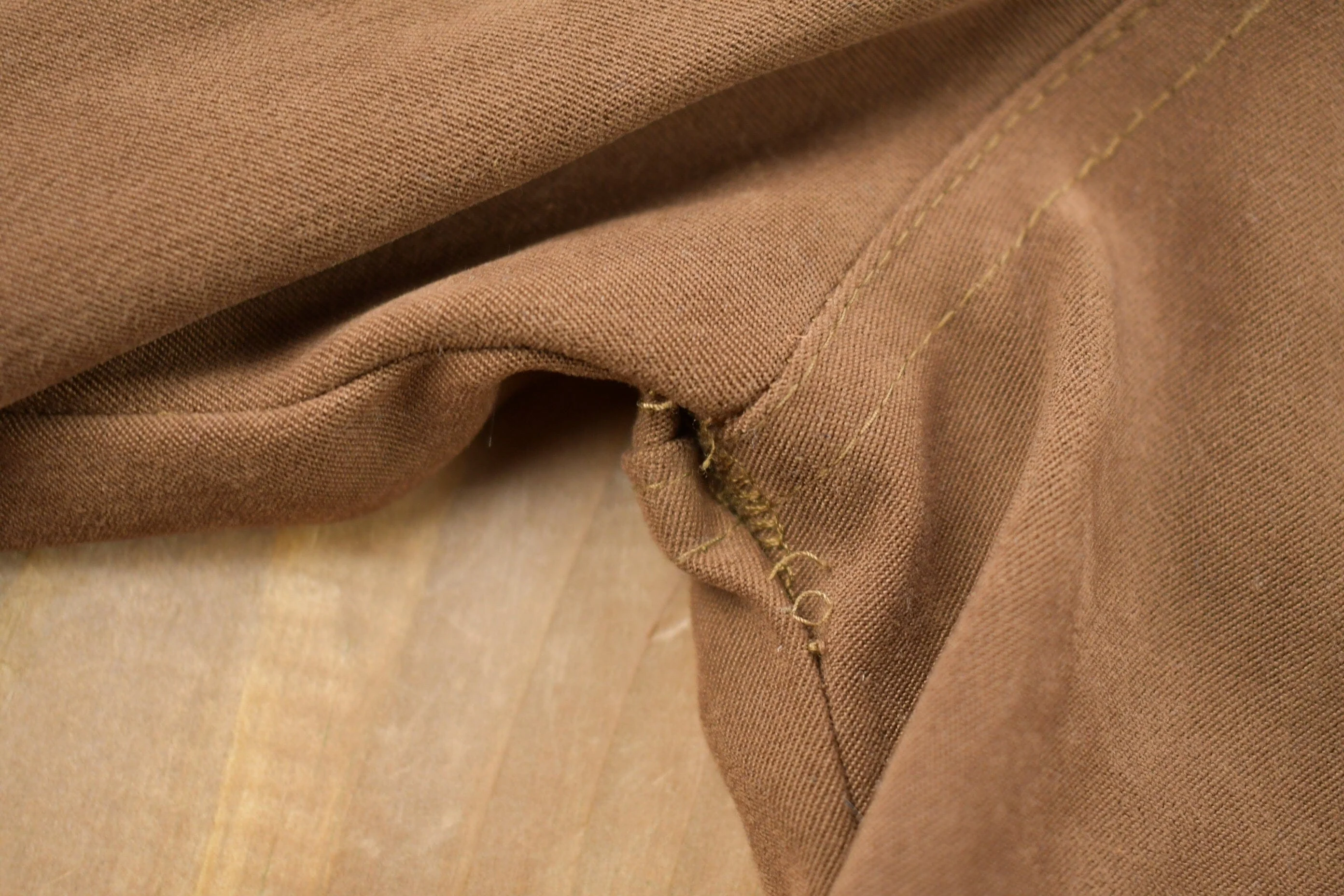 Vintage 1990s Mandee Blank Brown Button Up Shirt Men's Small - Image 3