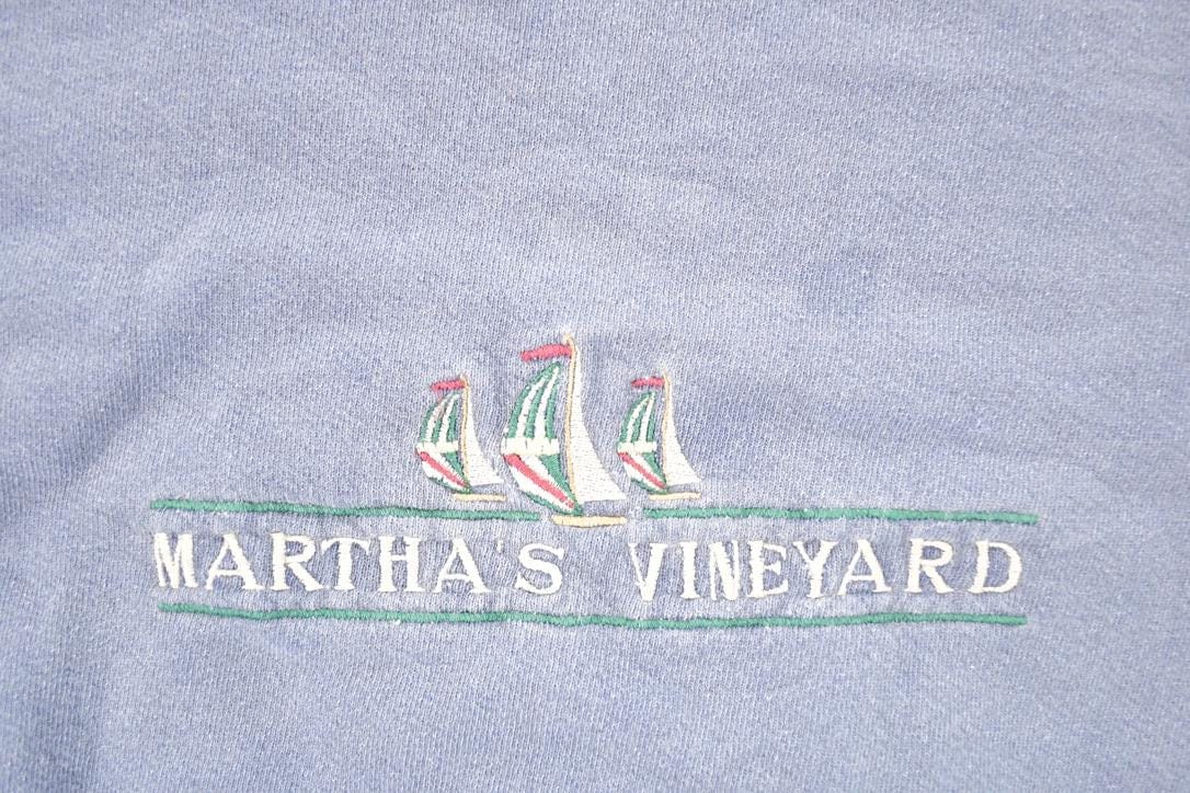 Vintage 1990s Martha's Vineyard Crewneck Sweatshirt Men's L - Image 3