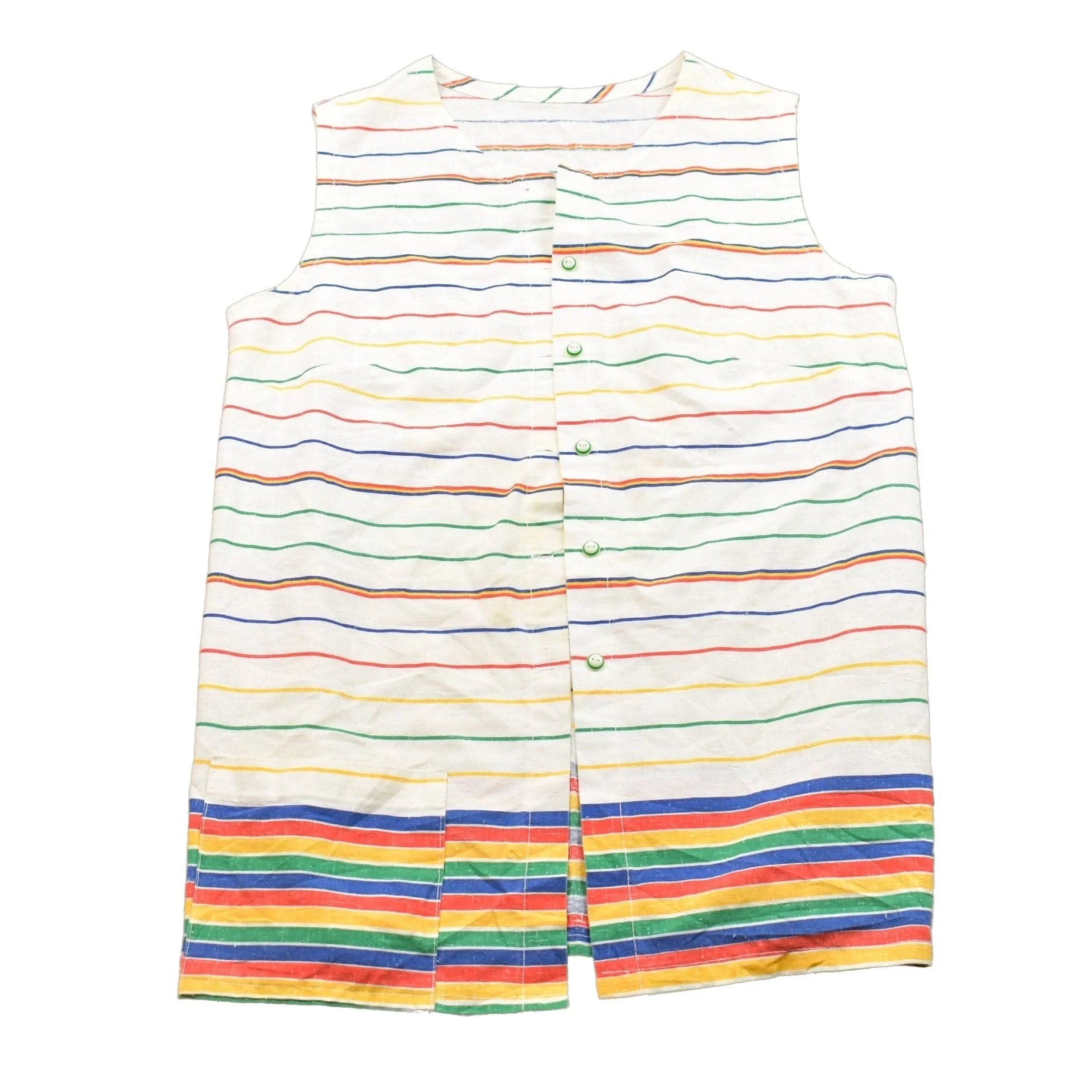 Vintage 1990s Maternity Button Up Dress Women's L