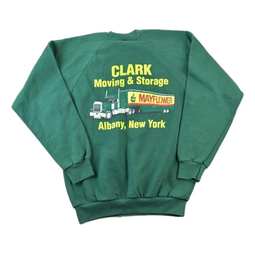 Vintage 1990s Mayflower Transit Crewneck Sweatshirt Made In USA Men's Large