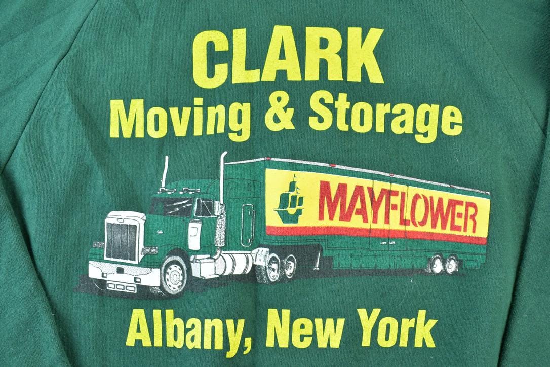 Vintage 1990s Mayflower Transit Crewneck Sweatshirt Made In USA Men's Large - Image 5