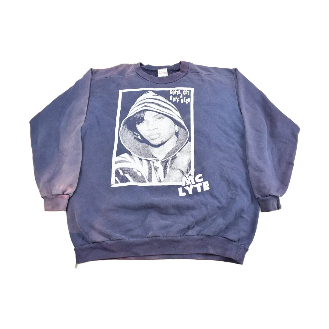 Vintage 1990s MC Lyte Ruff Neck Crewneck Sweatshirt