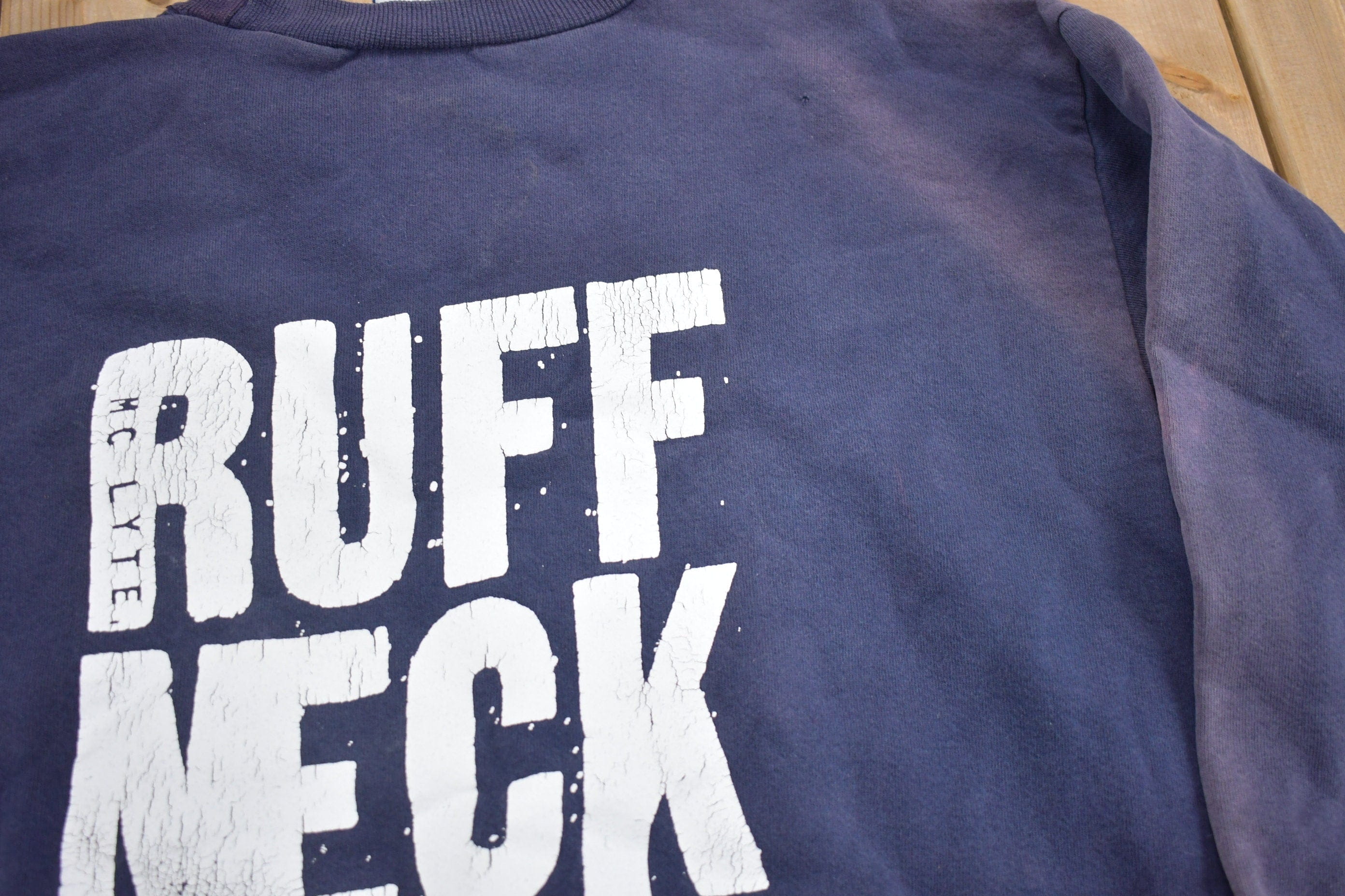 Vintage 1990s MC Lyte Ruff Neck Crewneck Sweatshirt - Image 5