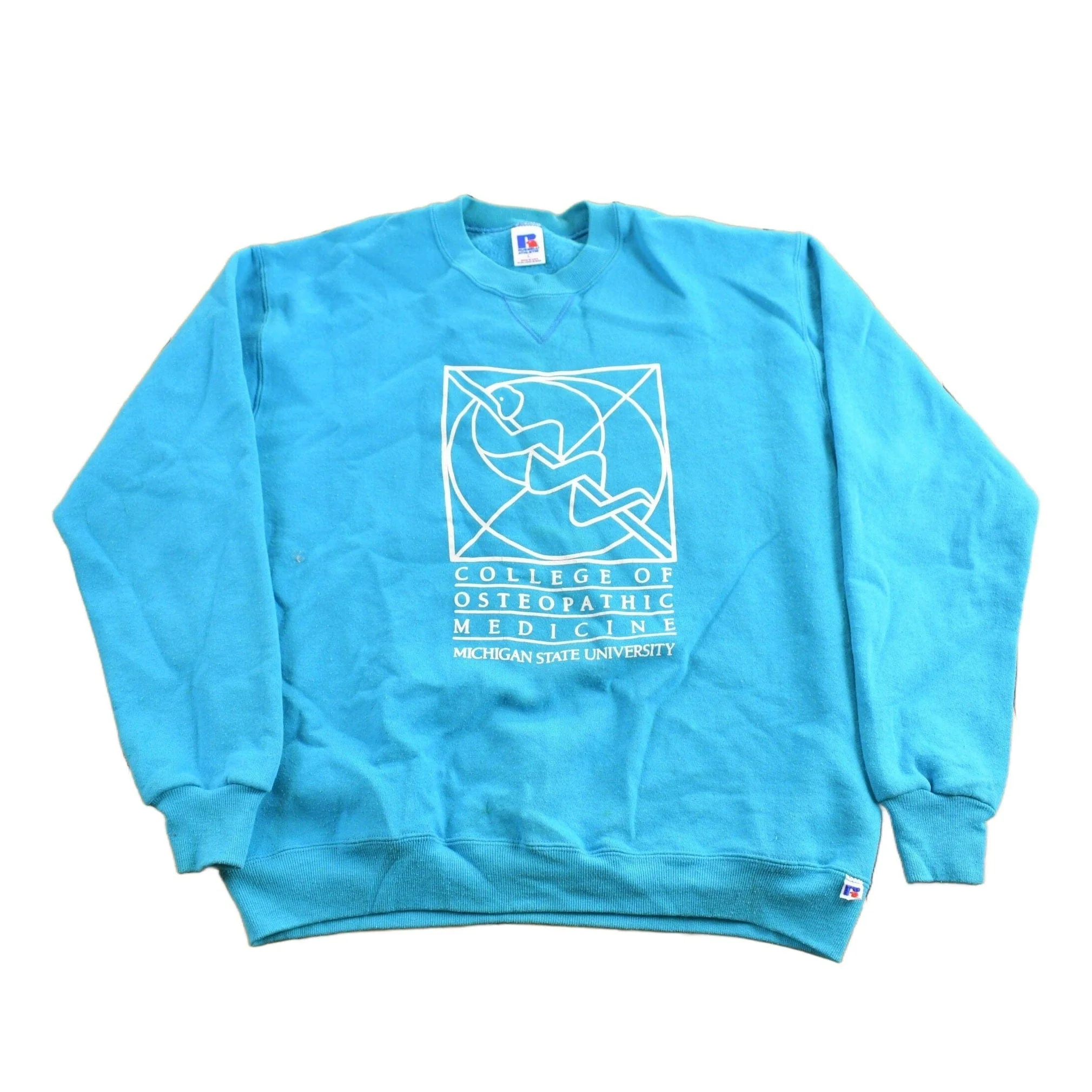 Vintage 1990s Michigan State University Collegiate Crewneck Men's Medium