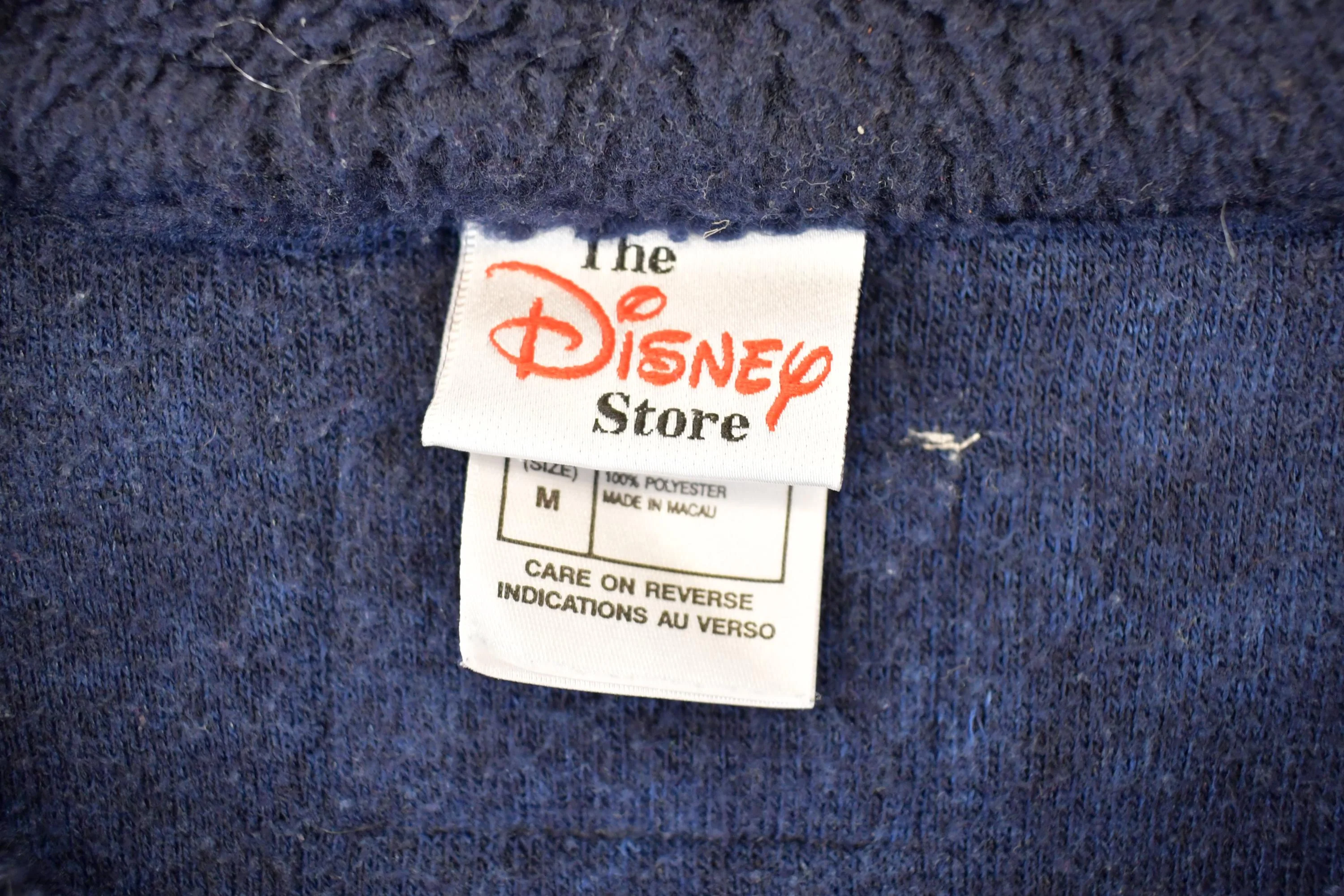 Vintage 1990s Mickey Mouse Disney Adventure Ahead Fleece Outdoorsman Sweater Men's L - Image 5