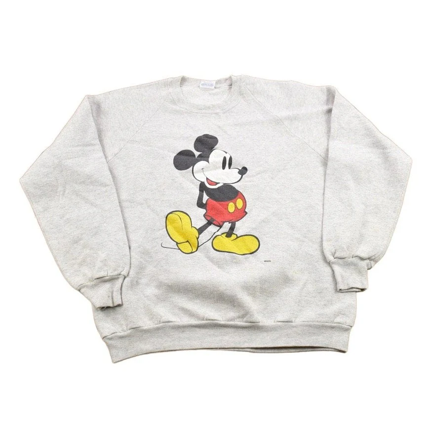 Vintage 1990s Mickey Mouse Disney Crewneck Men's Small