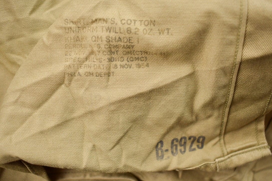 Vintage 1990s Military Button Up Shirt - Image 4