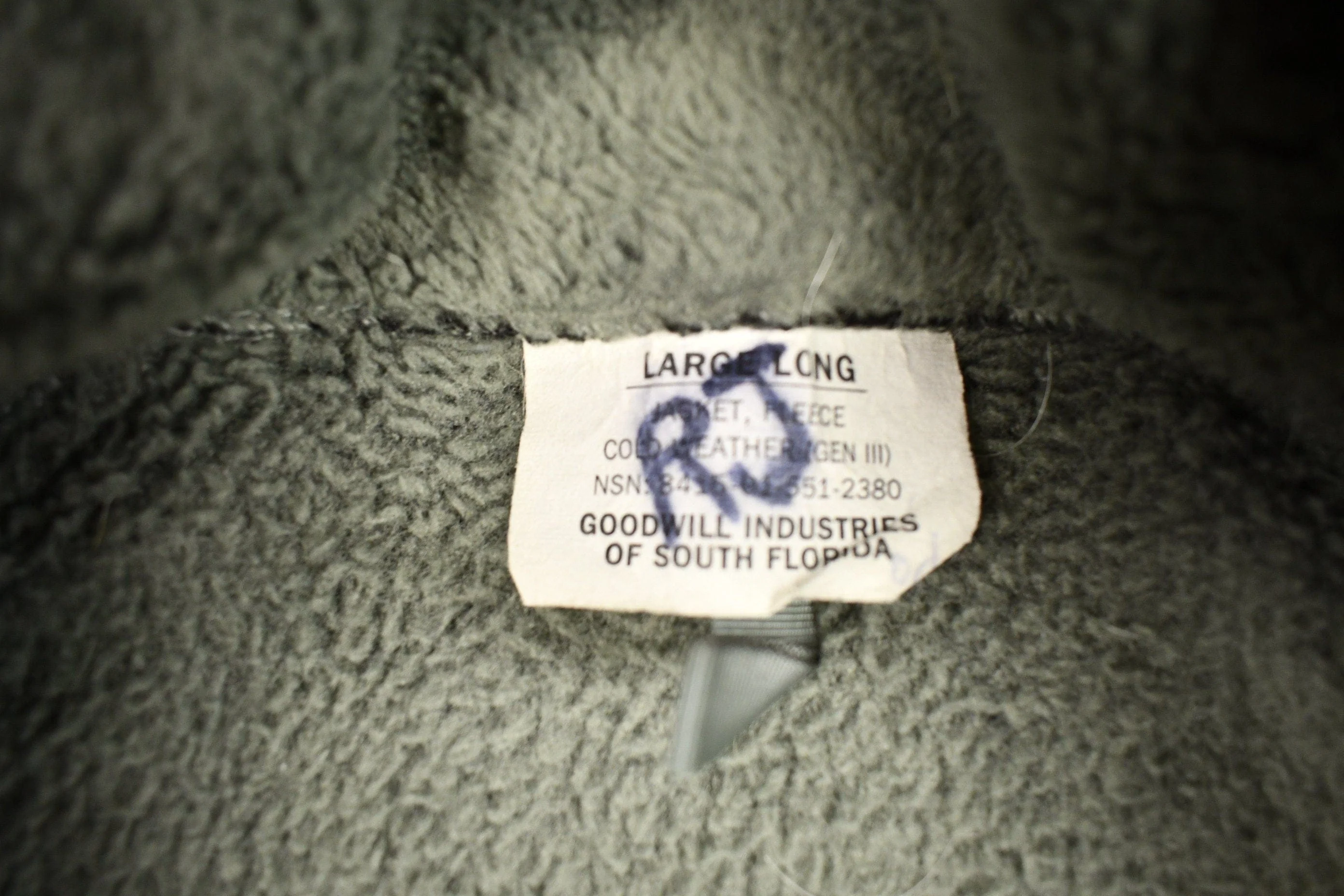 Vintage 1990s Military Cold Weather Polar Tec Fleece Sweater Men's L - Image 4