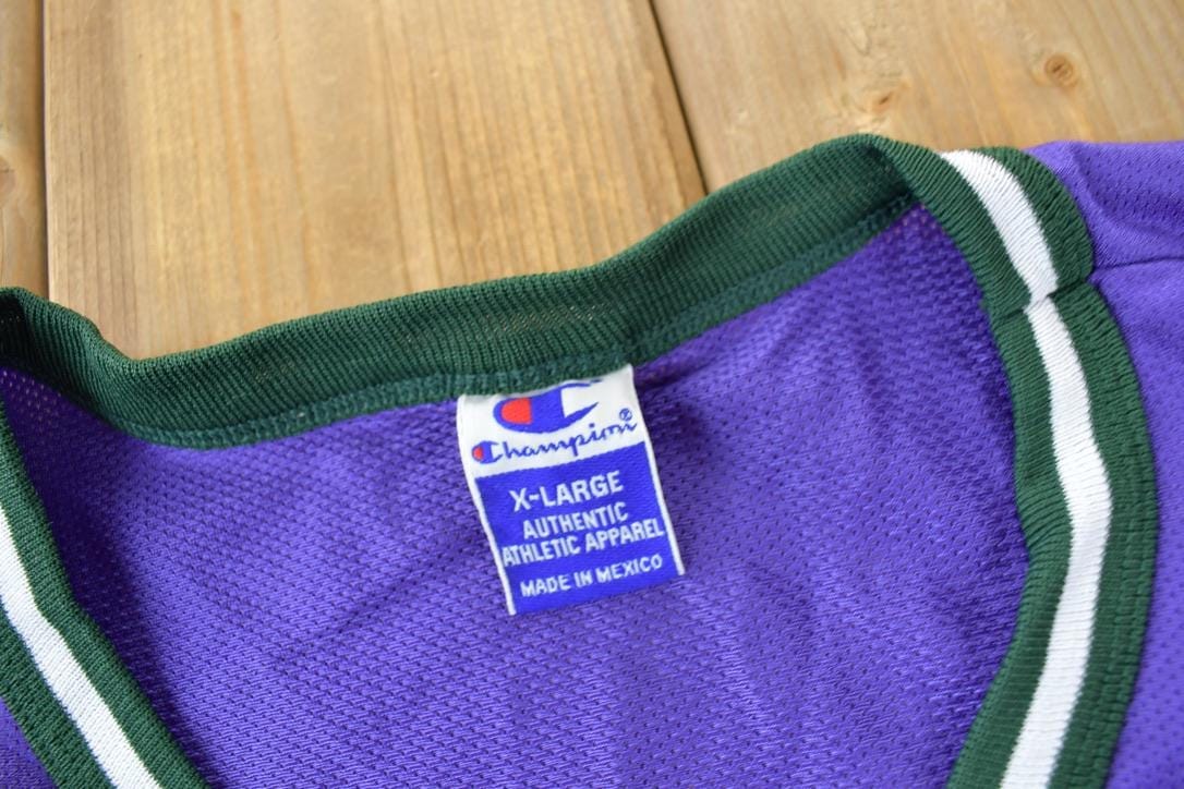Vintage 1990s Milwaukee Bucks NBA Champion Jersey Men's XL - Image 5