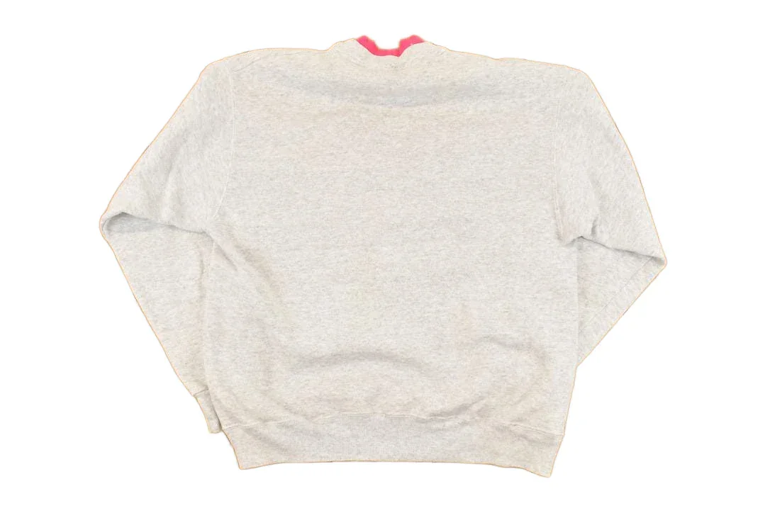 Vintage 1990s Minnesota Double Collar Embroidered Crewneck Sweatshirt Women's L - Image 2