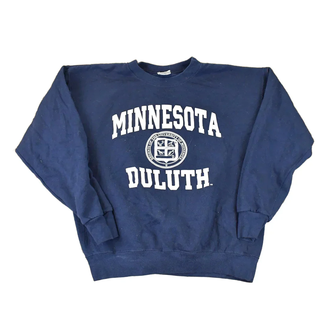 Vintage 1990s Minnesota Duluth University Crewneck Sweater Mens L