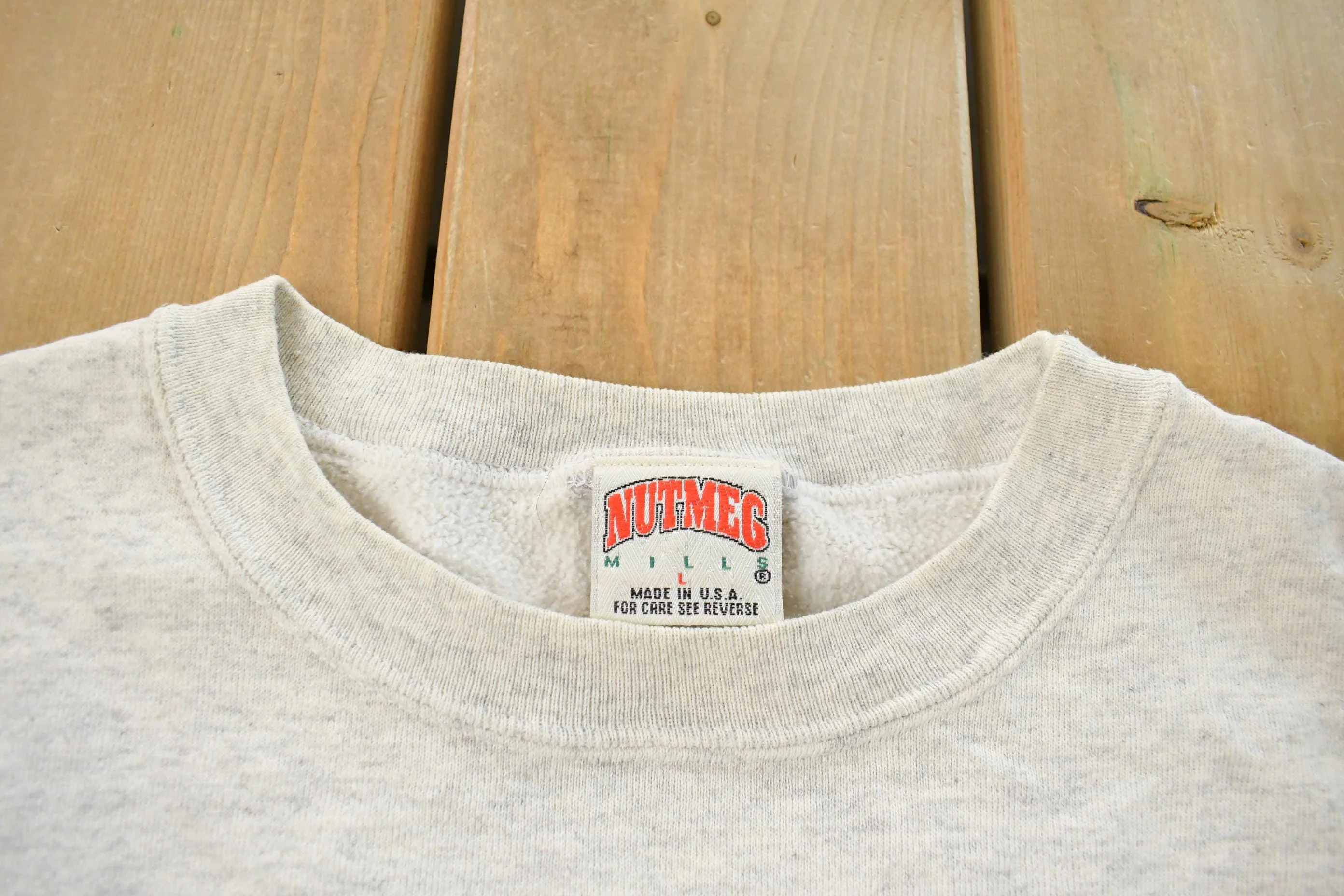 Vintage 1990s Minnesota North Stars NHL Crewneck Sweatshirt Men's Large - Image 6