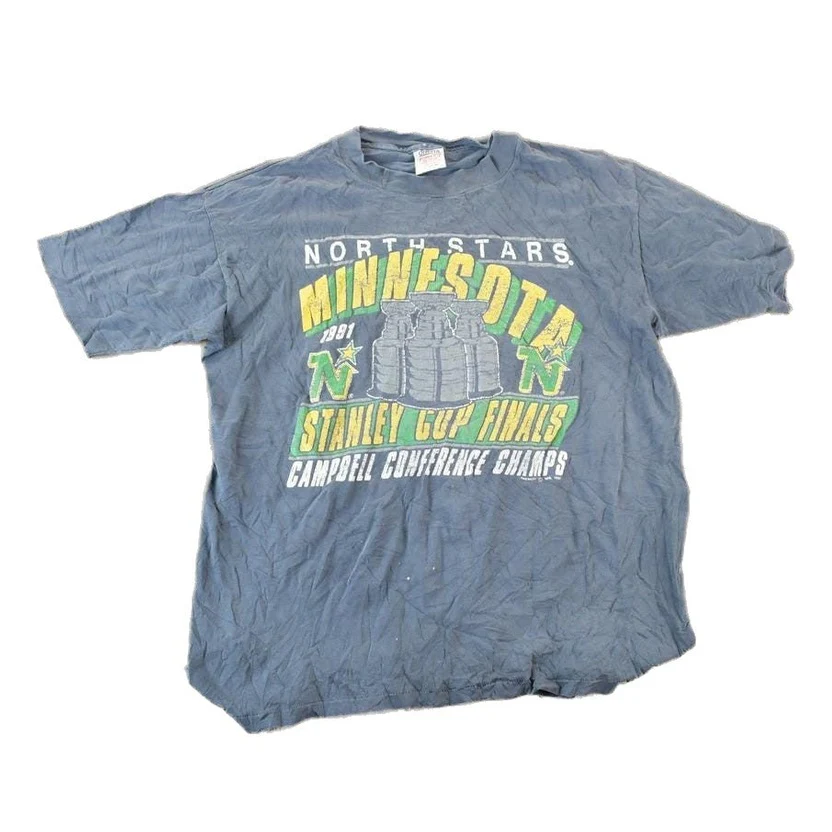 Vintage 1990s Minnesota North Stars NHL Graphic T-Shirt Men's XL