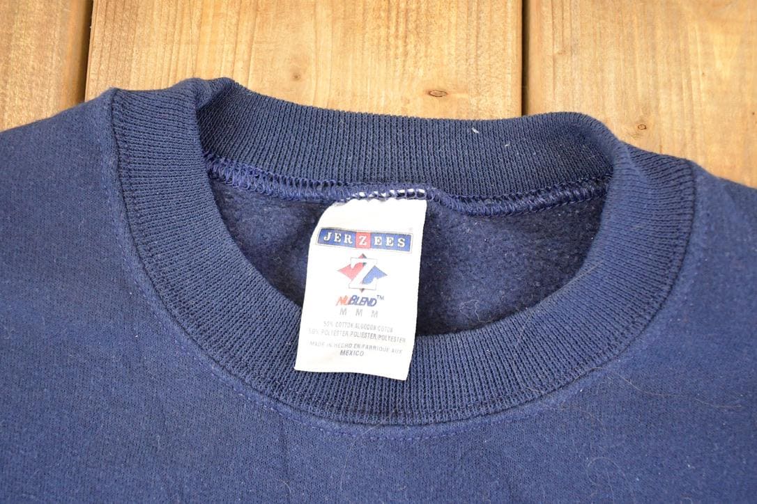 Vintage 1990s Minnesota Pines Embroidered Souvenir Crewneck Sweatshirt Men's M - Image 5