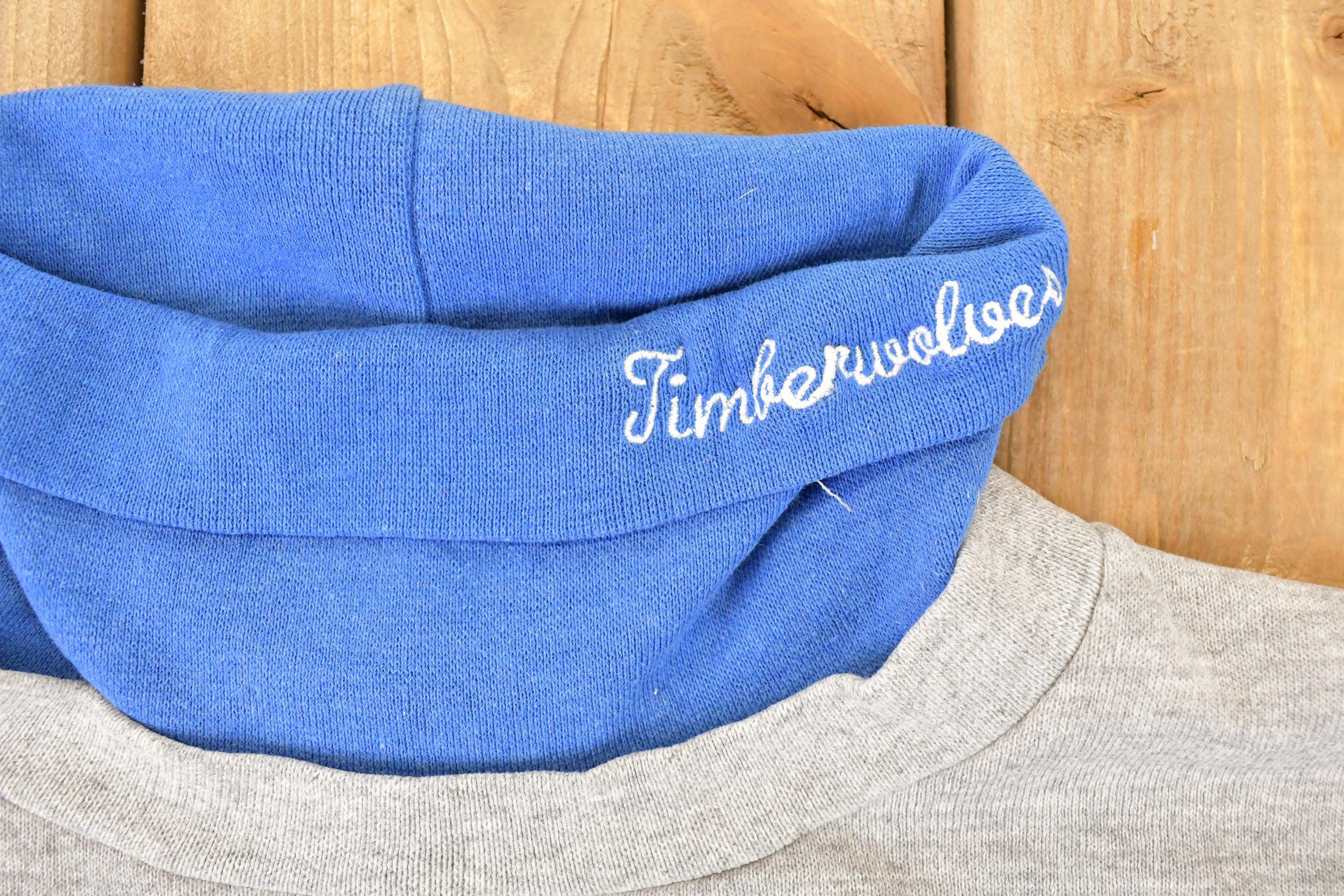 Vintage 1990s Minnesota Timberwolves NBA Turtleneck Sweatshirt Mens M - Image 4