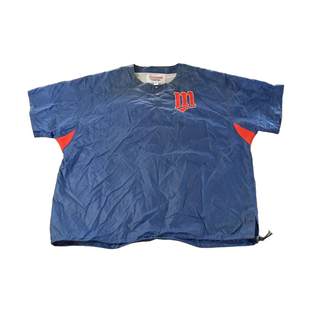 Vintage 1990s Minnesota Twins Starter MLB Batting Cage Pullover Jacket Men's 2XL