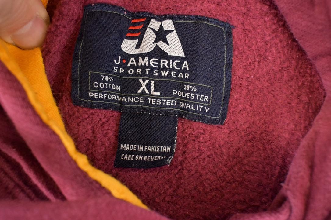 Vintage 1990s Minnesota University Hoodie Sweater Men's L - Image 5
