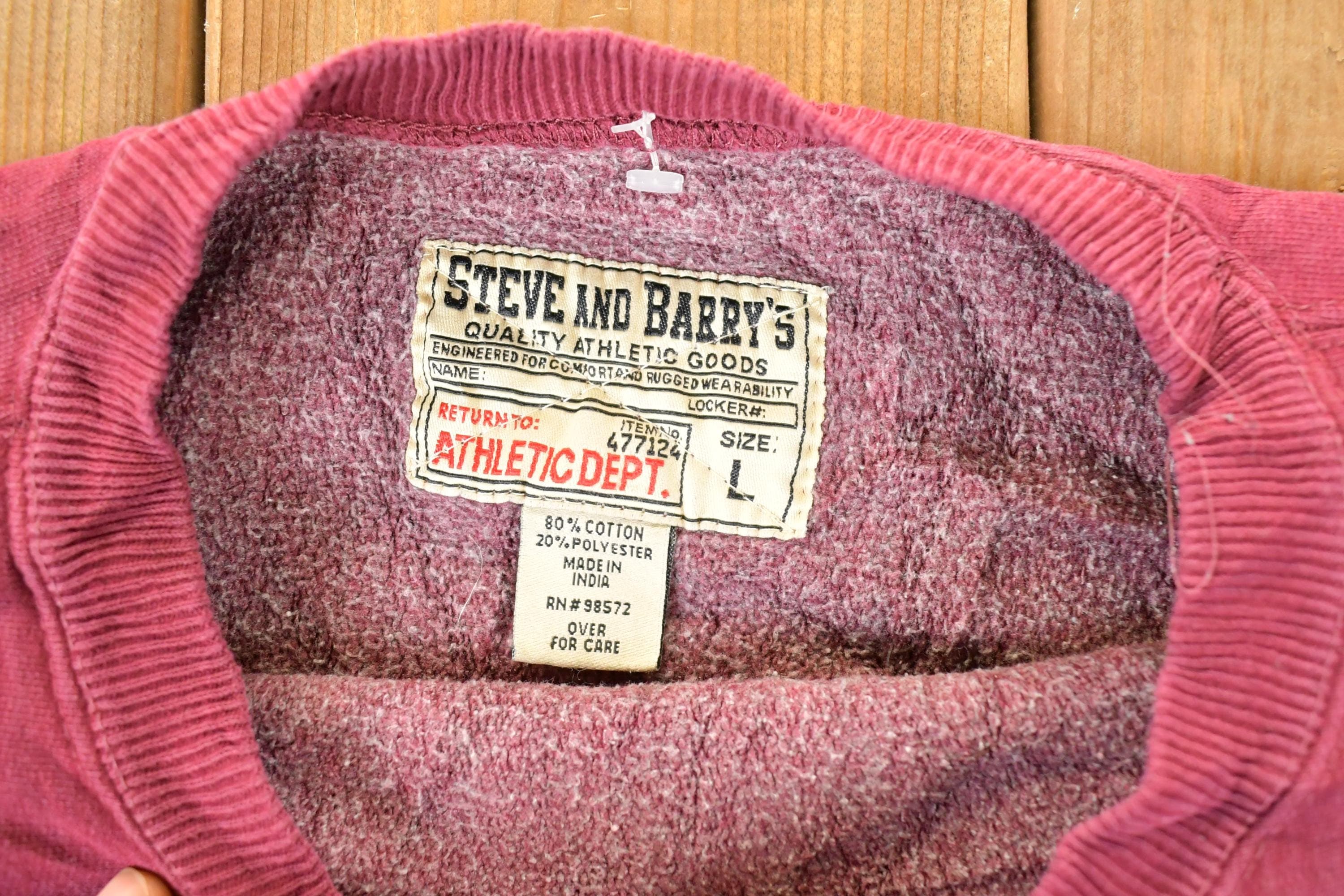 Vintage 1990s Minnesota University Steve And Barry's Crossgrain Crew Neck Sweater Men's L - Image 4