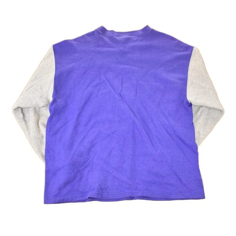 Vintage 1990s Minnesota Vikings Embroidered NFL Crewneck Sweatshirt Men's Large - Image 2