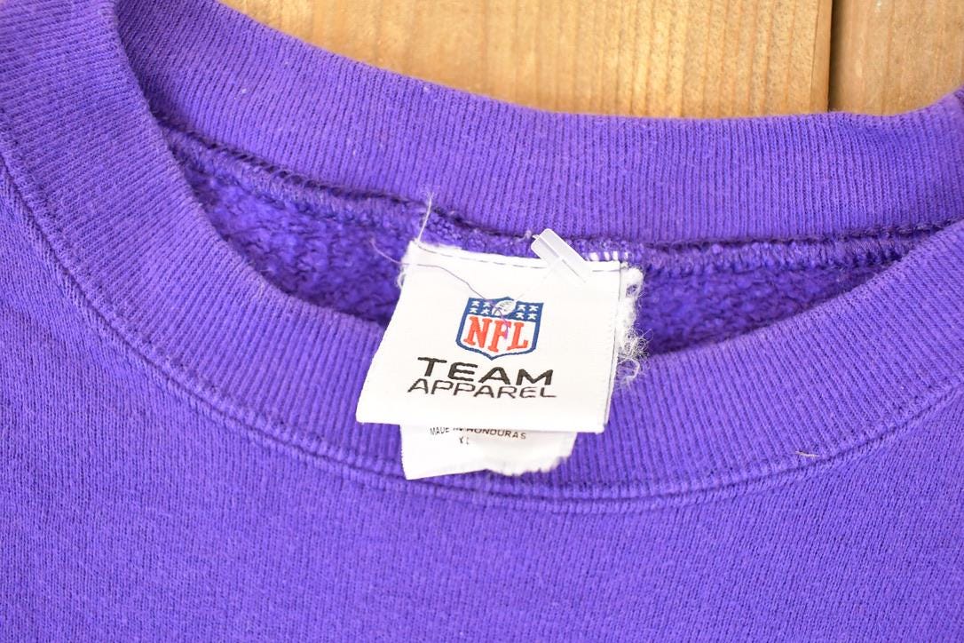 Vintage 1990s Minnesota Vikings NFL Crewneck Sweatshirt Men's XL - Image 4