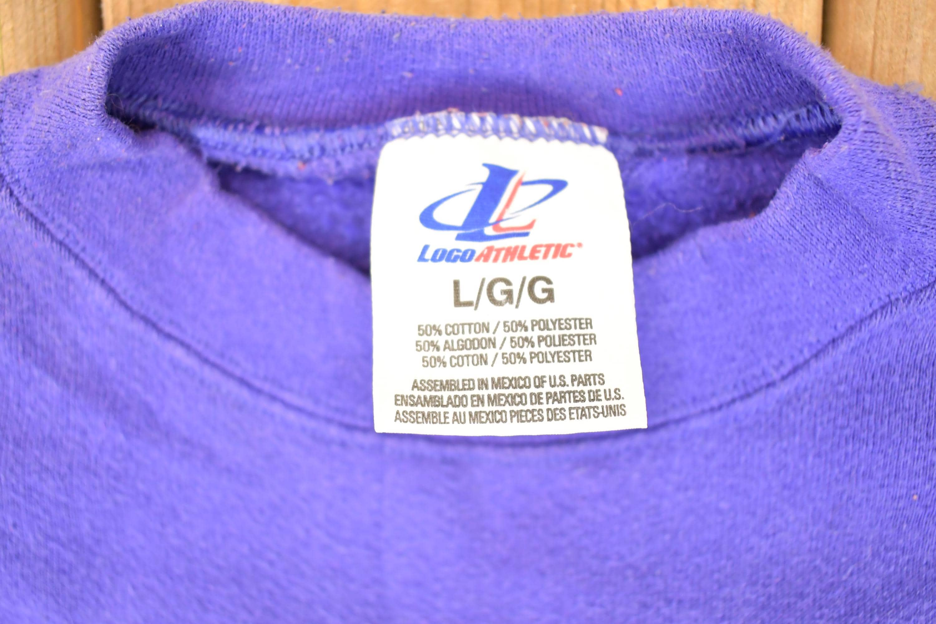 Vintage 1990s Minnesota Vikings Riddell NFL Crewneck Sweatshirt Mens L - Image 5